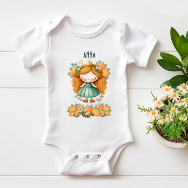 Body Princesse avec des oranges et des fleurs (Créateur téléchargé)