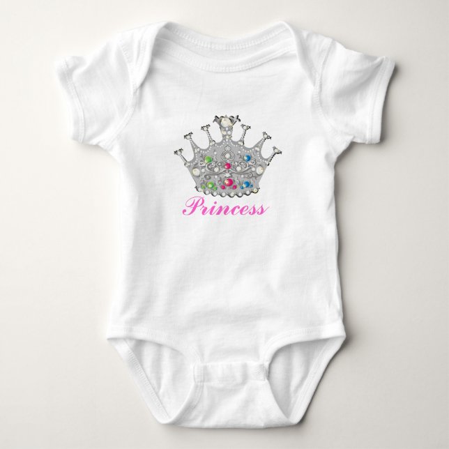 Body Princesse Tiara ou Crown Baby (Devant)
