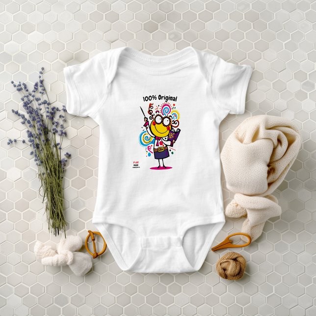 Body Prof Emoji Enseignant Amusant et Coloré  (Créateur téléchargé)