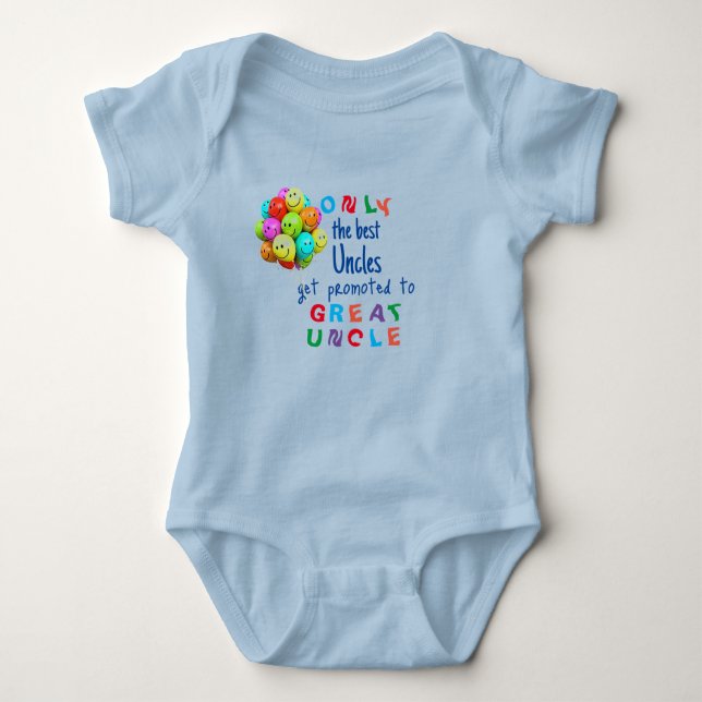 Body Promu au T-shirt du bébé du grand oncle (Devant)