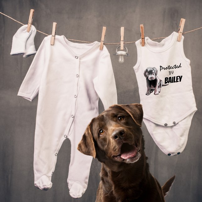Body Protégé par le nom du chien aquarelle (Créateur téléchargé)