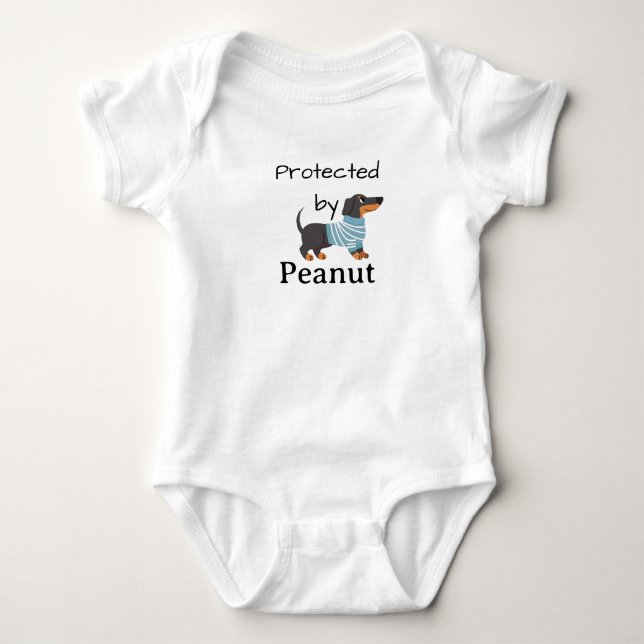 Body Protégé par Peanut (Nom) Dachshund (Devant)