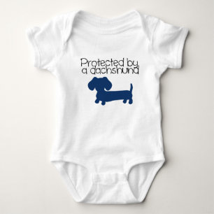 Body Protégé par un Dachshund (bleu)