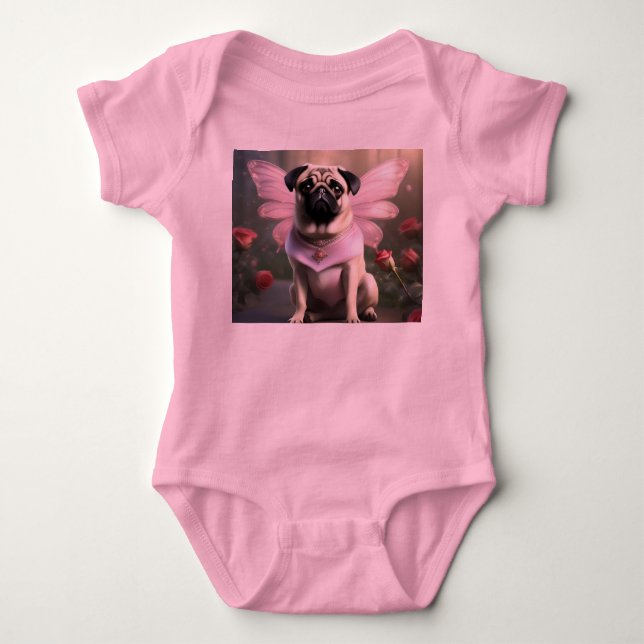 Body Pug Royal : La Princesse Fée des Royaumes Enchanté (Devant)