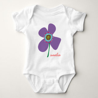 Body Purple Daisy Pop Whimsical & mignonne Fleur été
