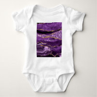 Purple Gold Parties scintillant Nom personnalisé B