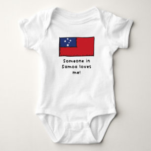 Body Quelqu'un à Samoa m'aime Drapeau Samoan