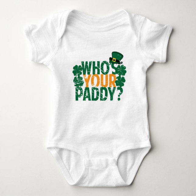 Body Qui est votre paddy ? Le jour de St Patrick drôle (Devant)