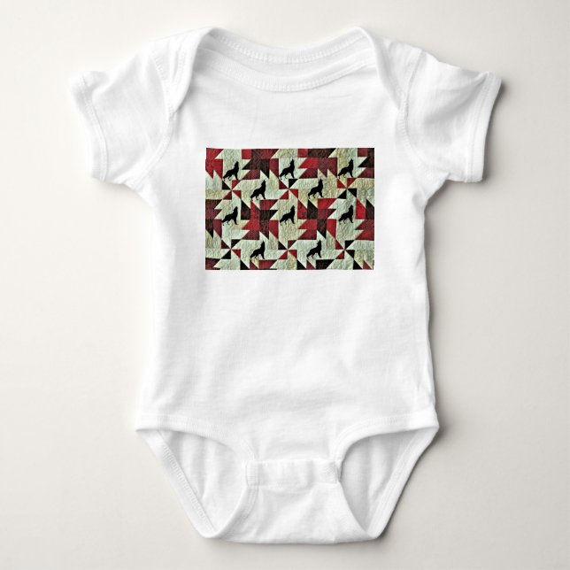 Body Quilt de loup Howling (Devant)