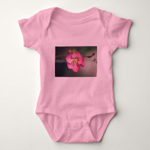 Body Quince à fleurs roses parfaite