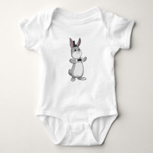Body Rabbit avec chapeau et cravate de la ceinture