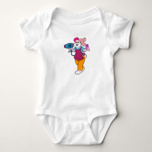 Body Rabbit en coiffeur avec sèche-cheveux & peigne