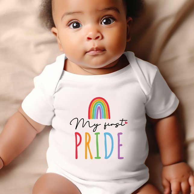 Body Rainbow Baby : Mon premier costume de marque (Celebrate your little one's first Pride with our adorable baby bodysuit! My First Pride)