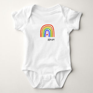 Body Rainbow Heart Nouveau nom de bébé Sweet Love