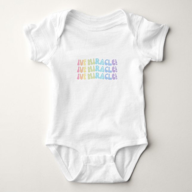 Body Rainbow IVF MIRACLE Preppy Infertilité Sensibilisa (Devant)
