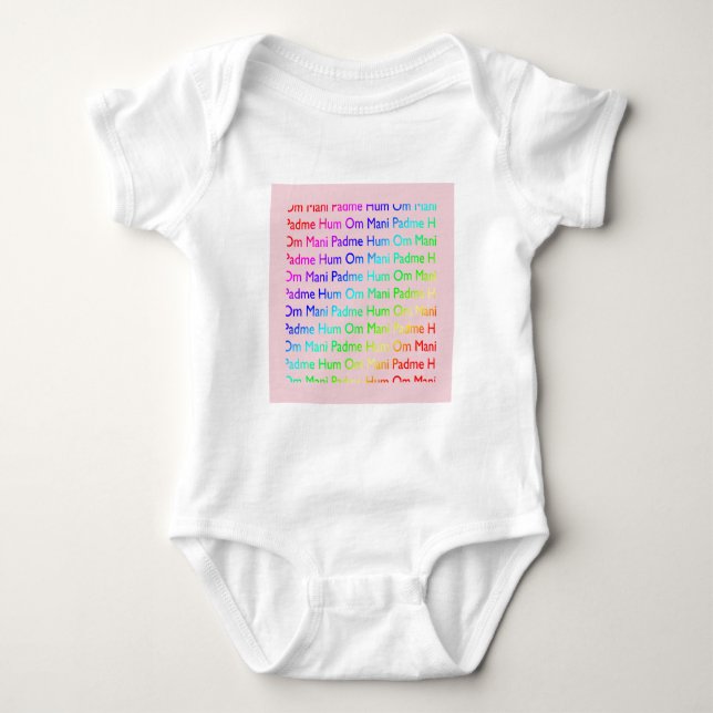 Body Rainbow Om Mani Padme Hum (en rose) (Devant)