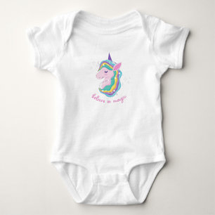 Body Rainbow Unicorn fête d'anniversaire bébé