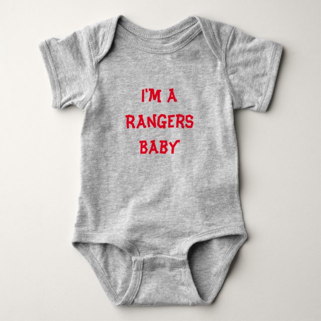 Body Rangers Baby one Piece Grey (Devant)