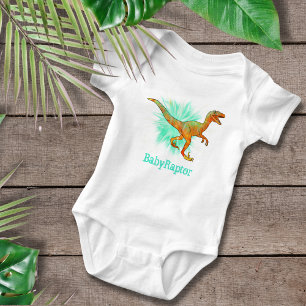 Body Raptor de bébé vélociraptor Dinosaur drôle Mot de