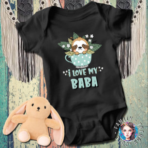 Body Raton laveur mignon j'aime mon Baba
