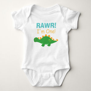 Body Rawr, j'ai un ans, dinosaure mignon pour des bébés