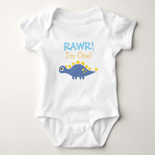Body Rawr, j'ai un ans, dinosaure mignon pour des bébés