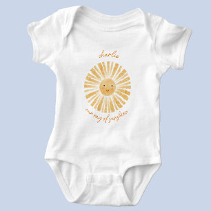 Body Rayon de soleil aquarelle personnalisé