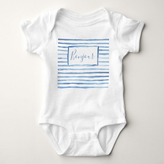 Body Rayures peintes Onsie personnalisable (Devant)