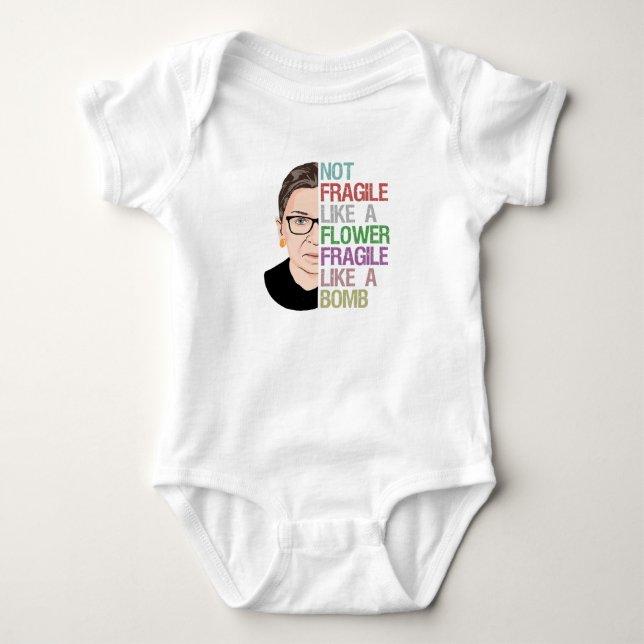 Body RBG Ruth Bader Ginsburg Fragile (Devant)