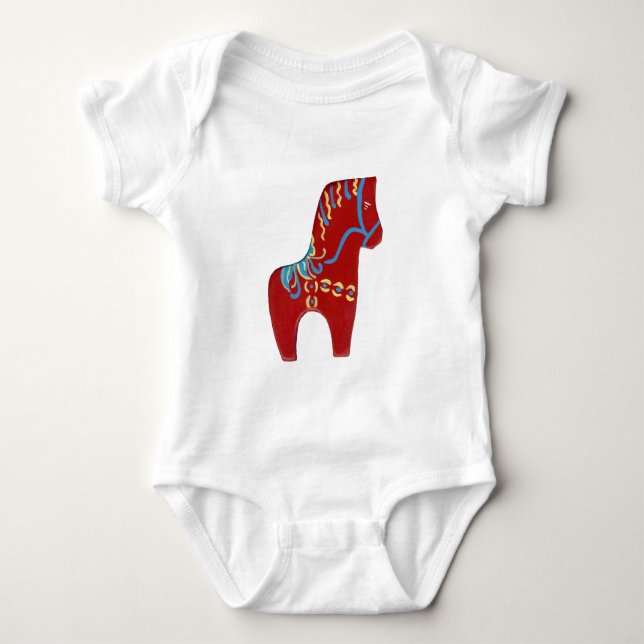 Body Red Dala Horse (Devant)