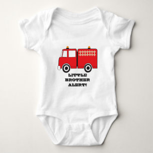 Body Red Fire Truck Little Brother Alerte !