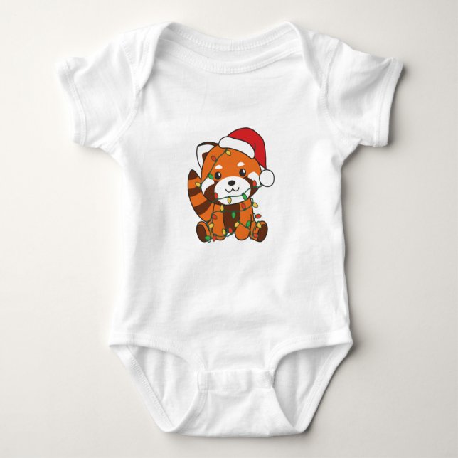 Body Red Panda Christmas Winter Animals Red Pandas (Devant)