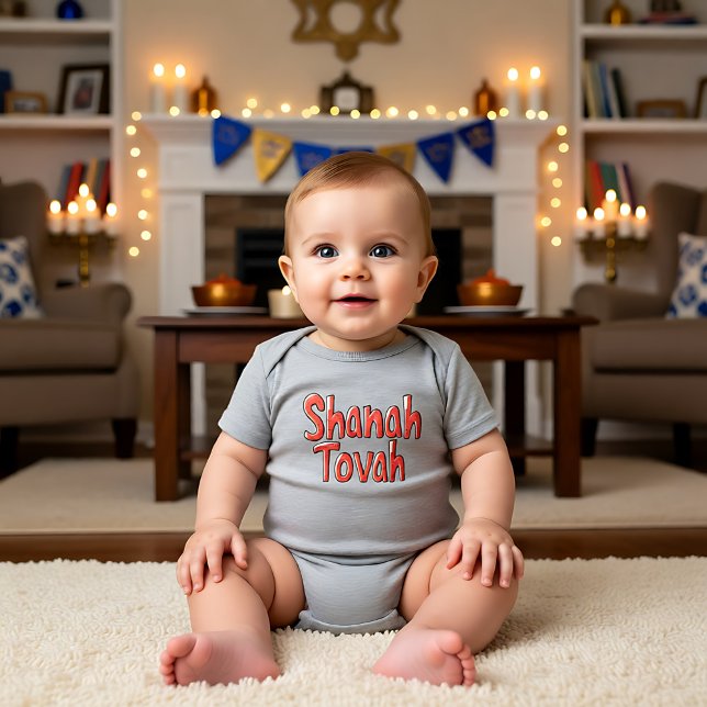 Body 🍎 Red Shanah Tovah (🍎 Red Shanah Tovah Baby Bodysuit)