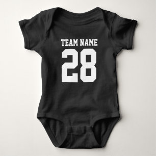 Body Red White Baby Football Sports Jersey Romper