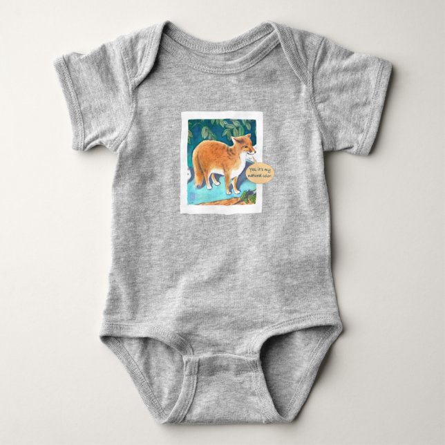 Body Redhead Oui Sa Couleur Naturelle Baby Bodysuit (Devant)