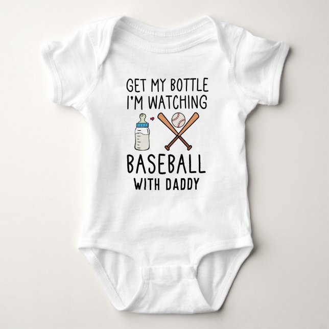 Body Regarder le baseball avec papa | Funny Baseball (Devant)