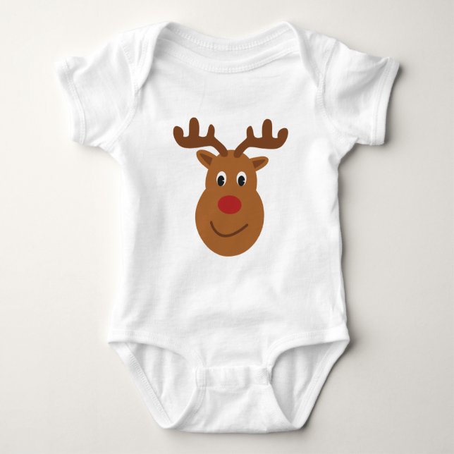Body Reindeer Christmas T-shirt (Devant)