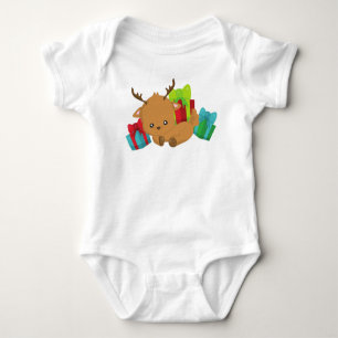 Body Reindeer de Noël, Reindeer mignonne, Cadeaux, Prés