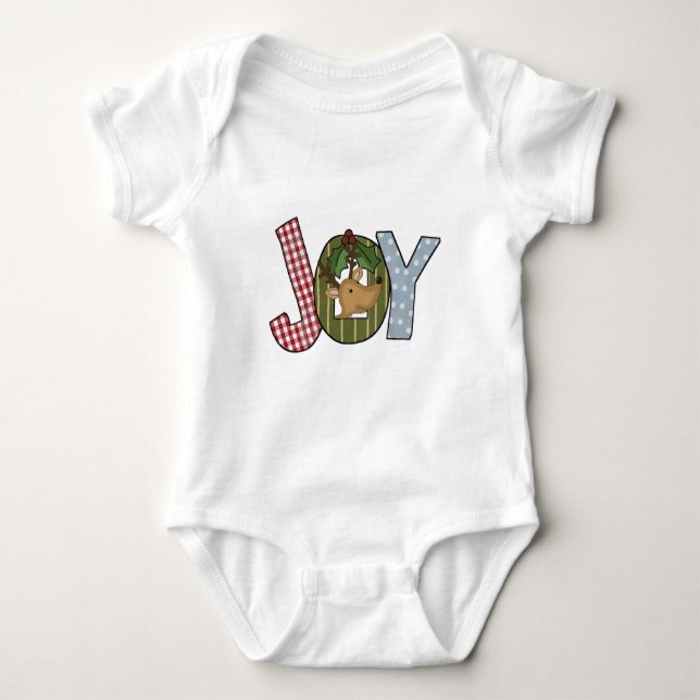Body Reindeer Joy Chemises de Vacances et cadeaux (Devant)