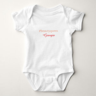 Body reine de beautéhashtag rouge clair ajouter nom fil