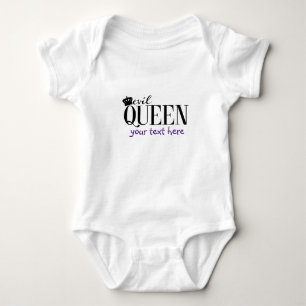 Body REINE MÉCHANT Baby personnalisé sur mesure One Pie