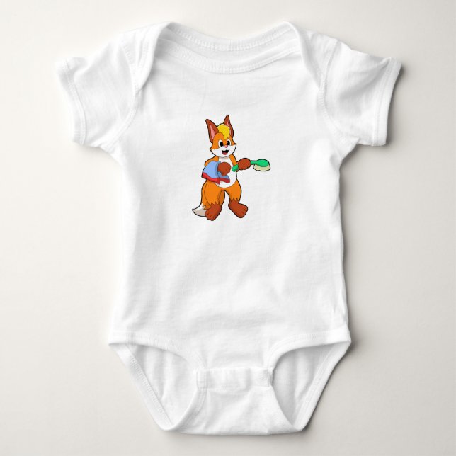 Body Renard avec serviette et brosse (Devant)