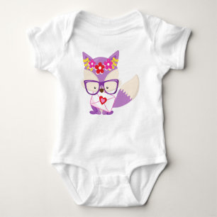 Body Renard de Saint Valentin, Renard pourpre, Lunettes
