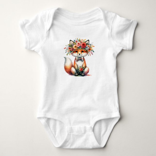 Body Renard floral adorable (Devant)