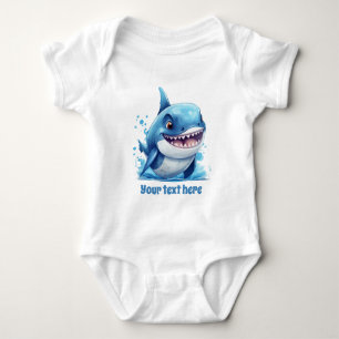 Body requin de plage cool ajouter du texte