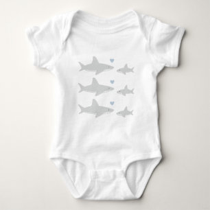Body Requins mignons   Bodysuit bébé
