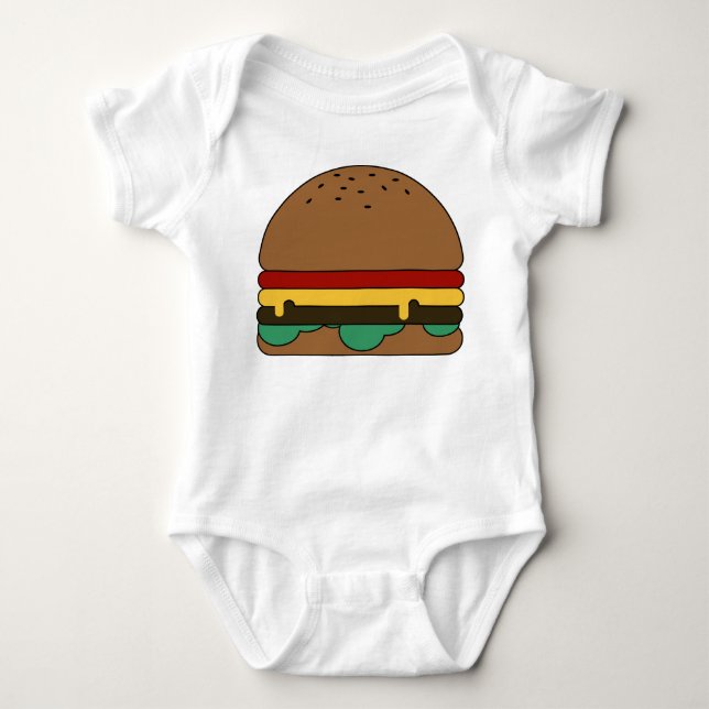 Body restaurant de repas hamburger (Devant)