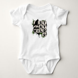 Body Restez Sauvage – Typographie de Rue Audacieuse pou