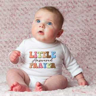 Body Retro Petite Prière Répondue Baby Bodysuit