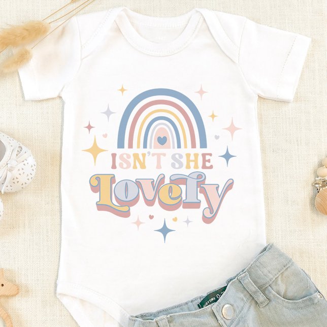 Body Retro Rainbow n'est-elle pas belle couleur Editabl (Créateur téléchargé)
